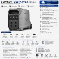 Портативная электростанция EcoFlow DELTA Pro 3 (4096 Втч) в Мариуполе