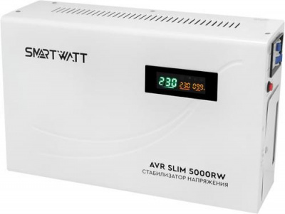 Стабилизатор напряжения SMARTWATT AVR SLIM 5000RW в Мариуполе