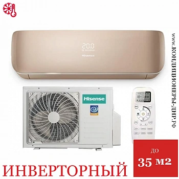Кондиционер Hisense AS-13UW4RVETG01G(C)/AS-13UW4RVETG01G(C) Champagne Crystal Super DC Inverter Wi-Fi в Мариуполе