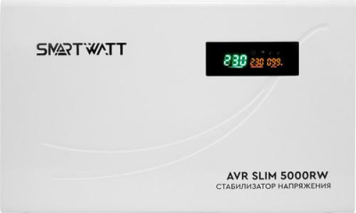 Стабилизатор напряжения SMARTWATT AVR SLIM 5000RW в Мариуполе