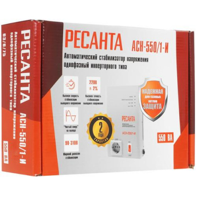 Стабилизатор напряжения Ресанта АСН-550/1-И в Мариуполе